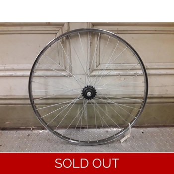 Shimano CB-E110 26x1 3/8 ISO590 Coaster Brake Rear Wheel Chrome - NOS